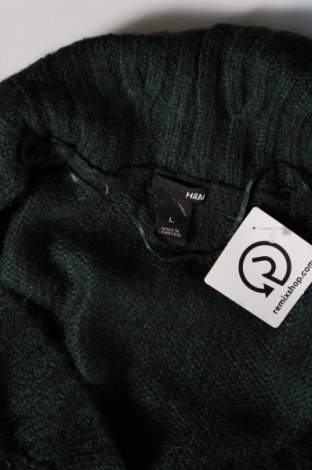 Damen Strickjacke H&M, Größe L, Farbe Grün, Preis 2,22 €