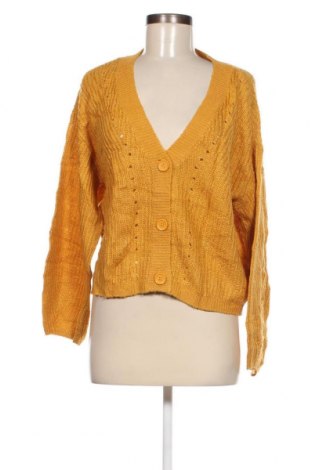 Damen Strickjacke H&M Divided, Größe S, Farbe Gelb, Preis 2,22 €