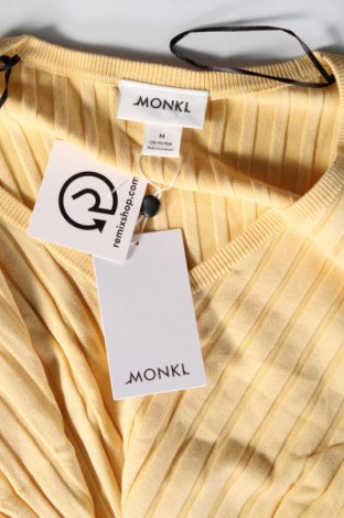 Damen Strickjacke Monki, Größe M, Farbe Gelb, Preis € 4,29