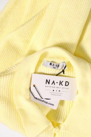 Damen Strickjacke NA-KD, Größe L, Farbe Gelb, Preis 7,18 €