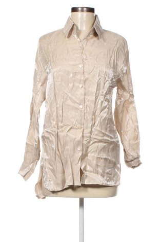 Γυναικείο πουκάμισο SHEIN, Μέγεθος XS, Χρώμα  Μπέζ, Τιμή 2,16 €