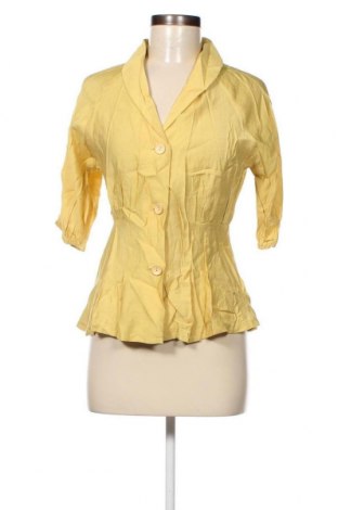 Дамска риза SHEIN, Размер M, Цвят Жълт, Цена 12,40 лв.