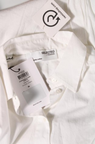 Γυναικείο πουκάμισο Selected Femme, Μέγεθος S, Χρώμα Λευκό, Τιμή 48,97 €