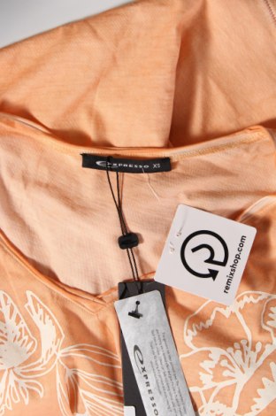 Γυναικείο t-shirt Expresso, Μέγεθος XS, Χρώμα Πορτοκαλί, Τιμή 5,68 €