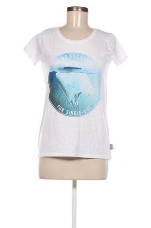 Γυναικείο t-shirt Sublevel, Μέγεθος S, Χρώμα Λευκό, Τιμή 3,25 €