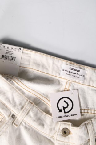 Γυναικείο Τζίν Cotton On, Μέγεθος XL, Χρώμα Εκρού, Τιμή 7,59 €