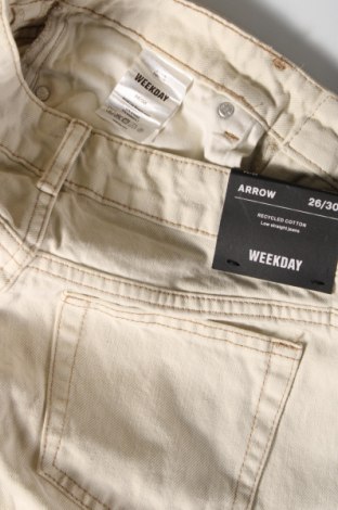 Damen Jeans Weekday, Größe S, Farbe Beige, Preis 8,03 €