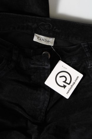 Дамски джинси Canda, Размер M, Цвят Черен, Цена 4,93 лв.