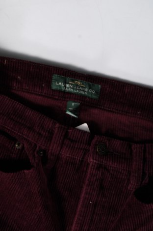 Dámske menčestráky Lauren Jeans & Co, Veľkosť S, Farba Červená, Cena  27,78 €