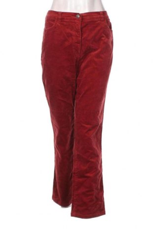 Pantaloni de velvet de femei Toni, Mărime XL, Culoare Roșu, Preț 19,08 Lei