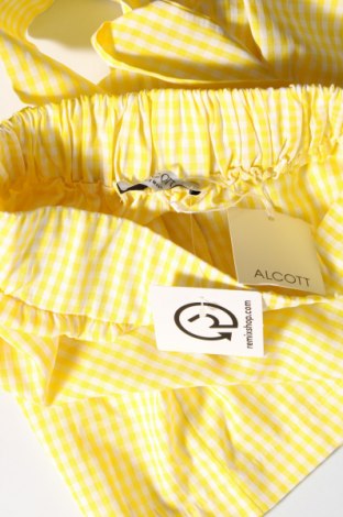Дамски къс панталон Alcott, Размер XS, Цвят Жълт, Цена 5,89 лв.