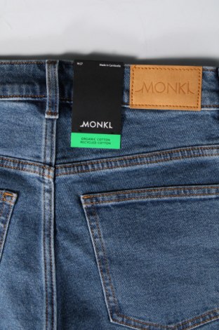 Дамски къс панталон Monki, Размер S, Цвят Син, Цена 7,56 лв.