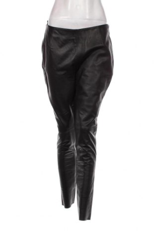 Дамски кожен панталон Isaco & Kawa, Размер M, Цвят Черен, Цена 241,00 лв.