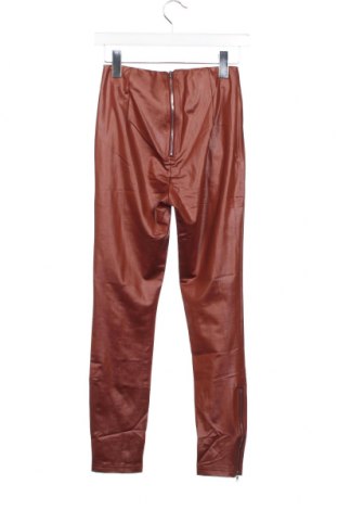 Dámske kožené nohavice  SHEIN, Veľkosť XS, Farba Hnedá, Cena  4,74 €