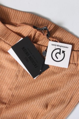 Дамски панталон Fashion Union, Размер M, Цвят Кафяв, Цена 9,57 лв.
