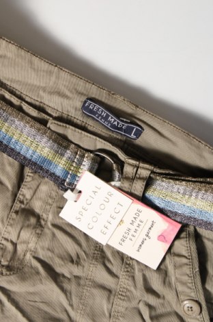 Дамски панталон Fresh Made, Размер L, Цвят Зелен, Цена 9,57 лв.