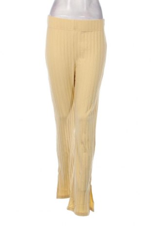 Pantaloni de femei Gina Tricot, Mărime L, Culoare Galben, Preț 28,42 Lei