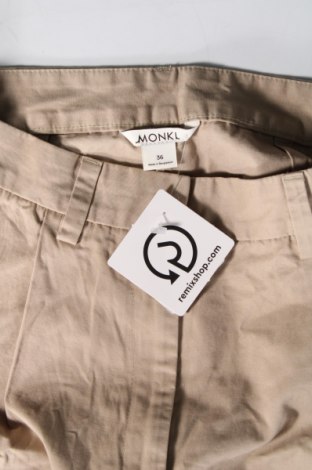Дамски панталон Monki, Размер S, Цвят Бежов, Цена 21,56 лв.