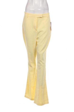Дамски панталон NA-KD, Размер M, Цвят Жълт, Цена 11,31 лв.