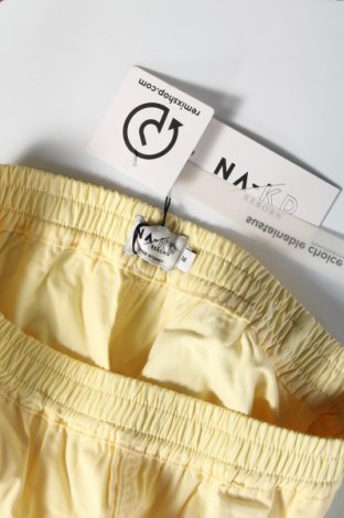Γυναικείο παντελόνι NA-KD, Μέγεθος S, Χρώμα Κίτρινο, Τιμή 44,85 €