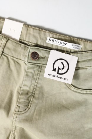 Дамски панталон Review, Размер S, Цвят Зелен, Цена 24,36 лв.