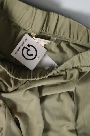 Дамски панталон Review, Размер XS, Цвят Зелен, Цена 16,53 лв.