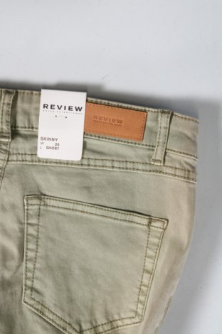 Дамски панталон Review, Размер XS, Цвят Зелен, Цена 13,05 лв.
