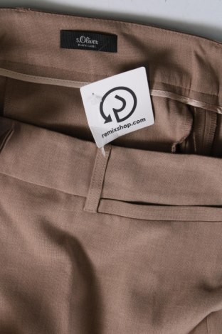 Dámské kalhoty  S.Oliver Black Label, Velikost L, Barva Béžová, Cena  254,00 Kč