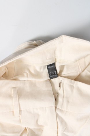 Дамски панталон SHEIN, Размер XS, Цвят Екрю, Цена 46,00 лв.