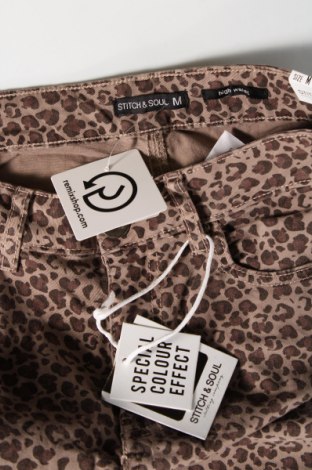 Дамски панталон Stitch & Soul, Размер M, Цвят Кафяв, Цена 8,74 лв.