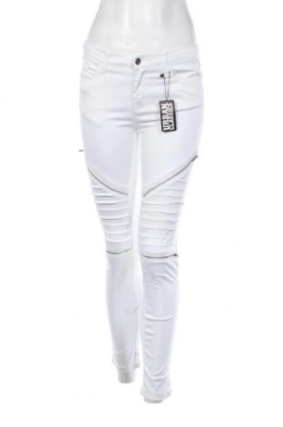 Дамски панталон Urban Classics, Размер S, Цвят Бял, Цена 9,52 лв.
