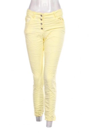 Дамски панталон Zabaione, Размер M, Цвят Жълт, Цена 12,18 лв.