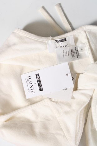 Γυναικείο αμάνικο μπλουζάκι ABOUT YOU x Iconic by Tatiana Kucharova, Μέγεθος L, Χρώμα Λευκό, Τιμή 3,29 €