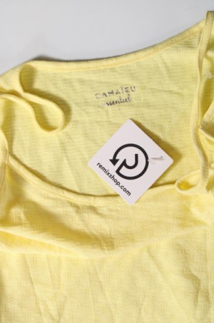 Tricou de damă Camaieu, Mărime S, Culoare Galben, Preț 31,09 Lei