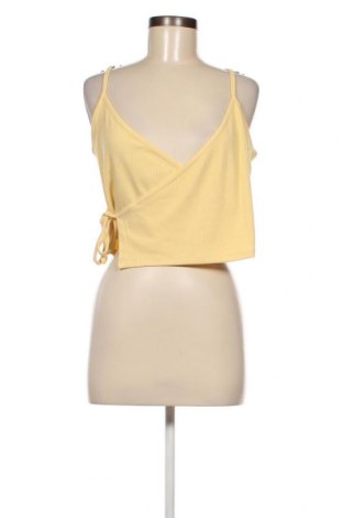 Γυναικείο αμάνικο μπλουζάκι Even&Odd, Μέγεθος XL, Χρώμα Κίτρινο, Τιμή 2,38 €