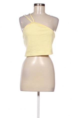Γυναικείο αμάνικο μπλουζάκι Missguided, Μέγεθος M, Χρώμα Κίτρινο, Τιμή 3,14 €