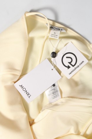 Γυναικείο αμάνικο μπλουζάκι Monki, Μέγεθος XL, Χρώμα Κίτρινο, Τιμή 3,13 €