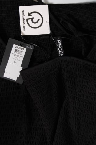 Γυναικείο αμάνικο μπλουζάκι Pieces, Μέγεθος XL, Χρώμα Μαύρο, Τιμή 3,20 €