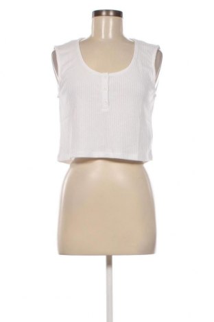 Γυναικείο αμάνικο μπλουζάκι Pieces, Μέγεθος XL, Χρώμα Λευκό, Τιμή 3,20 €