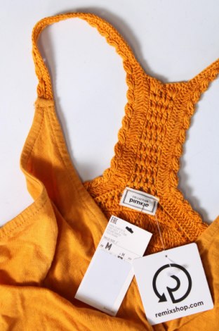 Γυναικείο αμάνικο μπλουζάκι Pimkie, Μέγεθος M, Χρώμα Πορτοκαλί, Τιμή 3,68 €