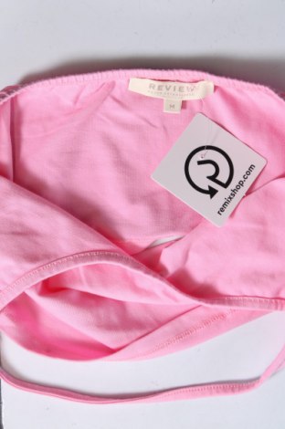 Γυναικείο αμάνικο μπλουζάκι Review, Μέγεθος M, Χρώμα Ρόζ , Τιμή 4,93 €
