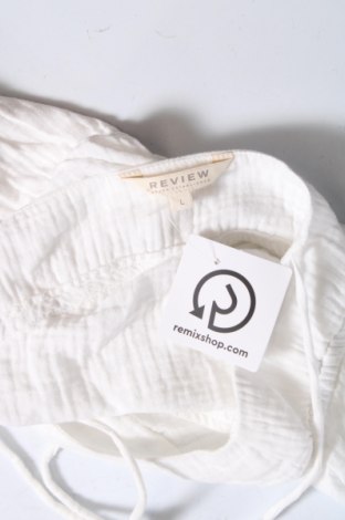 Γυναικείο αμάνικο μπλουζάκι Review, Μέγεθος L, Χρώμα Λευκό, Τιμή 4,93 €