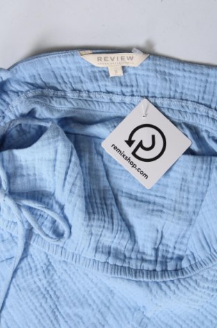 Γυναικείο αμάνικο μπλουζάκι Review, Μέγεθος S, Χρώμα Μπλέ, Τιμή 14,95 €