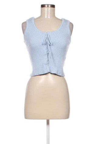 Γυναικείο αμάνικο μπλουζάκι Trendyol, Μέγεθος L, Χρώμα Μπλέ, Τιμή 4,78 €