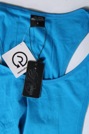 Γυναικείο αμάνικο μπλουζάκι Urban Classics, Μέγεθος S, Χρώμα Μπλέ, Τιμή 3,48 €