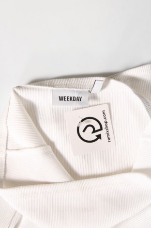 Γυναικείο αμάνικο μπλουζάκι Weekday, Μέγεθος S, Χρώμα Λευκό, Τιμή 3,46 €
