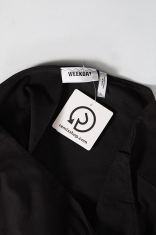 Γυναικείο αμάνικο μπλουζάκι Weekday, Μέγεθος L, Χρώμα Μαύρο, Τιμή 3,03 €