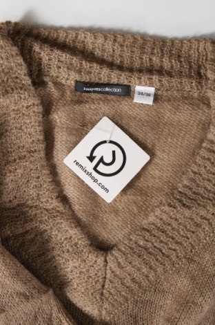 Γυναικείο πουλόβερ 3 Suisses, Μέγεθος XS, Χρώμα Καφέ, Τιμή 2,33 €
