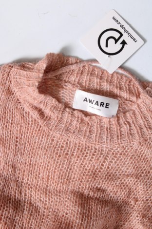Damski sweter Aware by Vero Moda, Rozmiar S, Kolor Różowy, Cena 10,24 zł