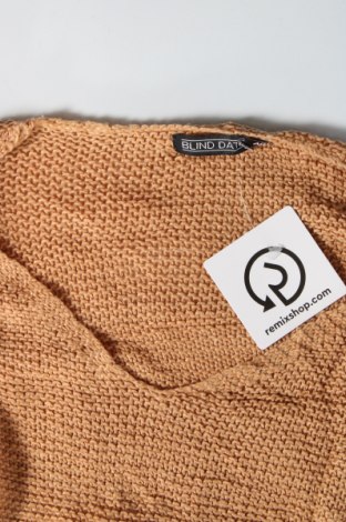 Γυναικείο πουλόβερ Blind Date, Μέγεθος M, Χρώμα  Μπέζ, Τιμή 2,33 €